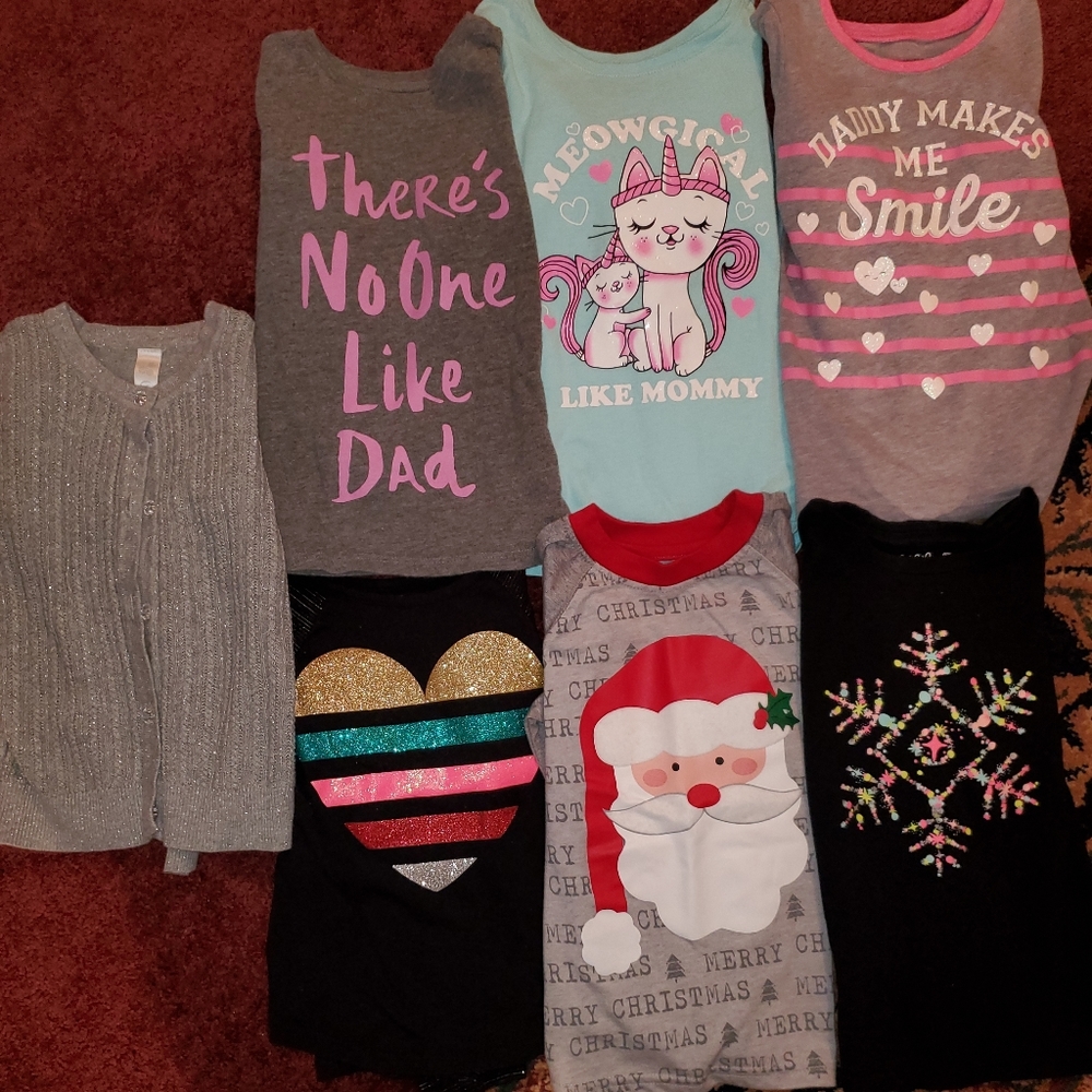 Lot of 4T long sleeve shirts